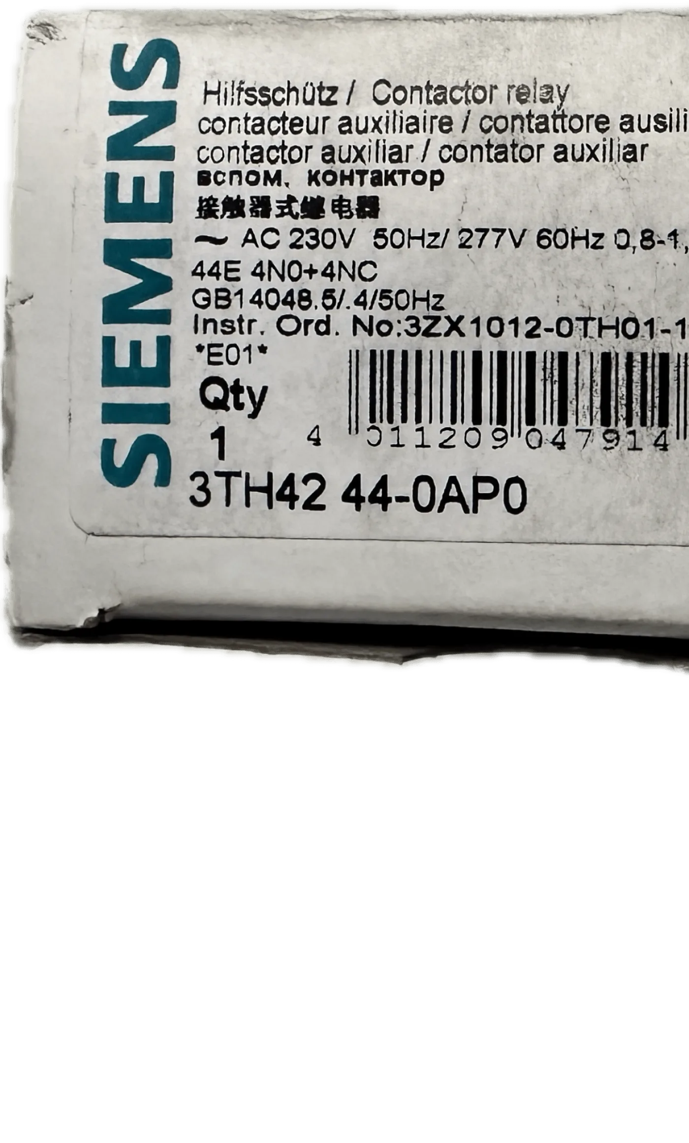 Siemens Hilfsschütz 3TH4244-0AP0 - 1