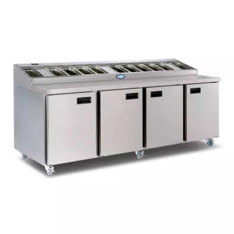 Foster FPS4HR/15-246 4 Door Refrigerated Preparation Counter 570 Litres - islandcatering