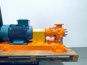 Munsch Chemiepumpe NPC90-65-160,REA-F mit ABB 45 kW Antriebsmotor