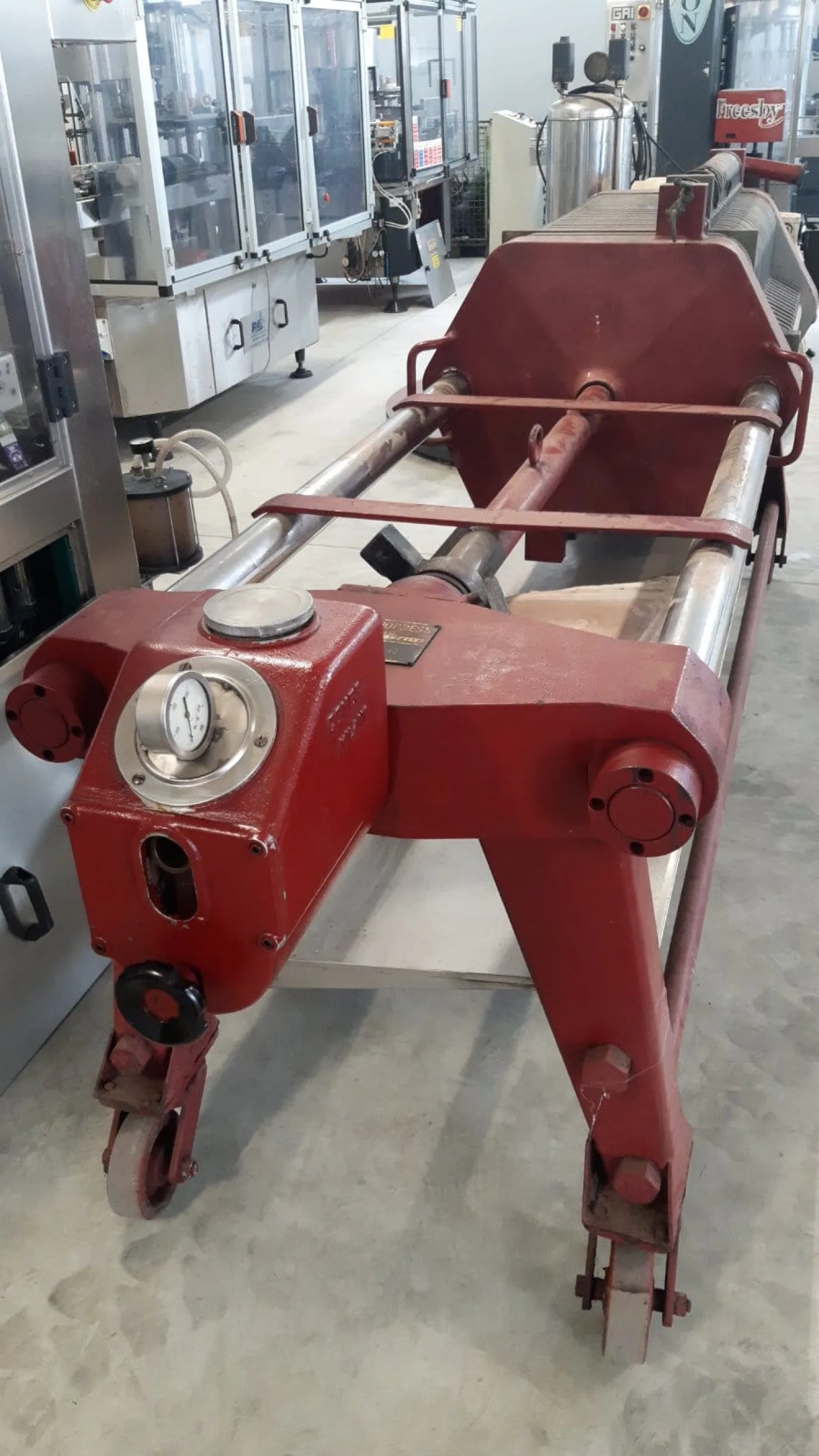 DAL CIN MONOPRESS FILTER PRESS 60X60 WITH 20 PLASTIC PLATES, SECOND-HAND MACHINE - 5