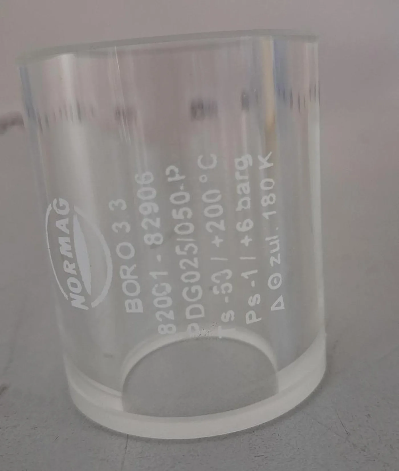 Normag Distanzstück aus Borosilikatglas 3.3 Länge 50 mm Nennweite DN 25 - 4