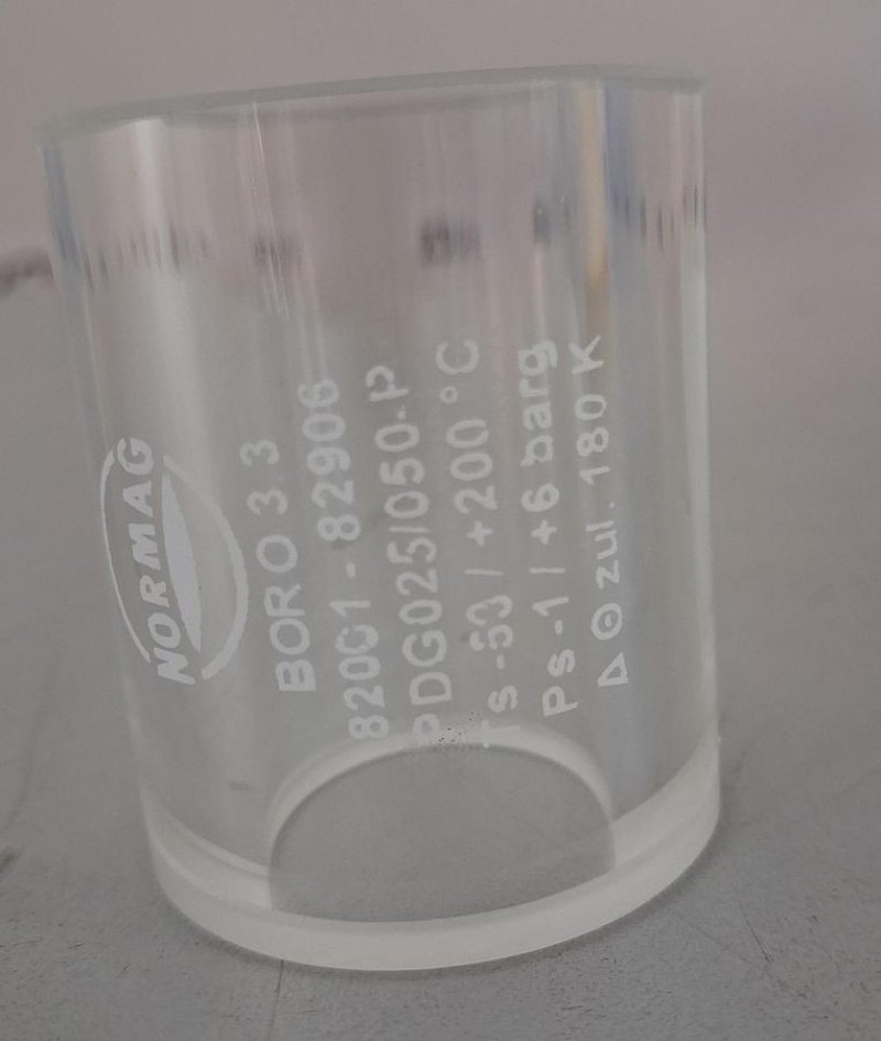 Normag Distanzstück aus Borosilikatglas 3.3 Länge 50 mm Nennweite DN 25