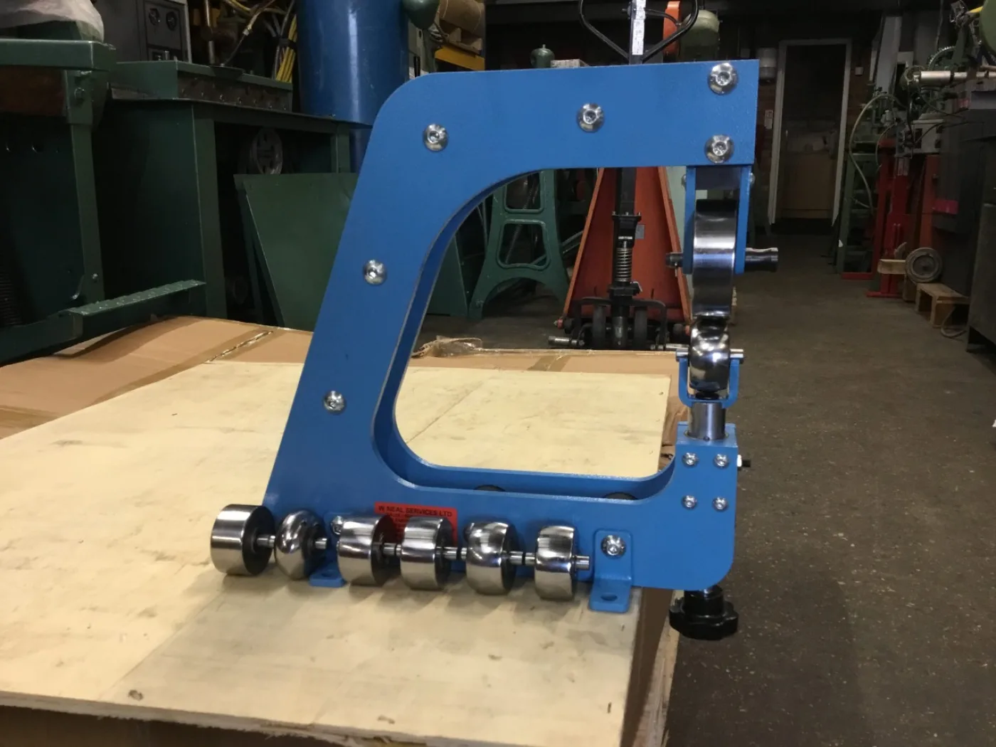 WNS Fabricated English Wheeling Machine 205mm - WNS - W. Neal Services Ltd - 3