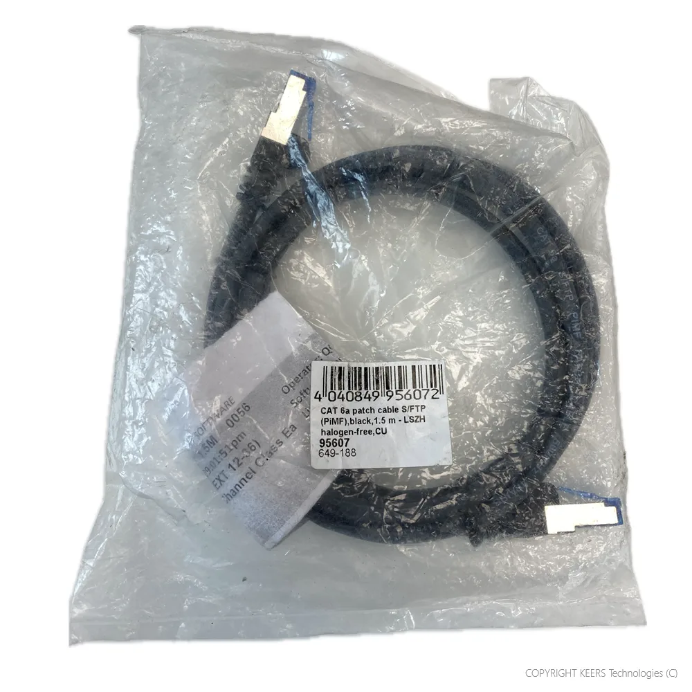 KT-95607 - Goobay - CAT.6A Patch Cable S/FTP 1.5m black