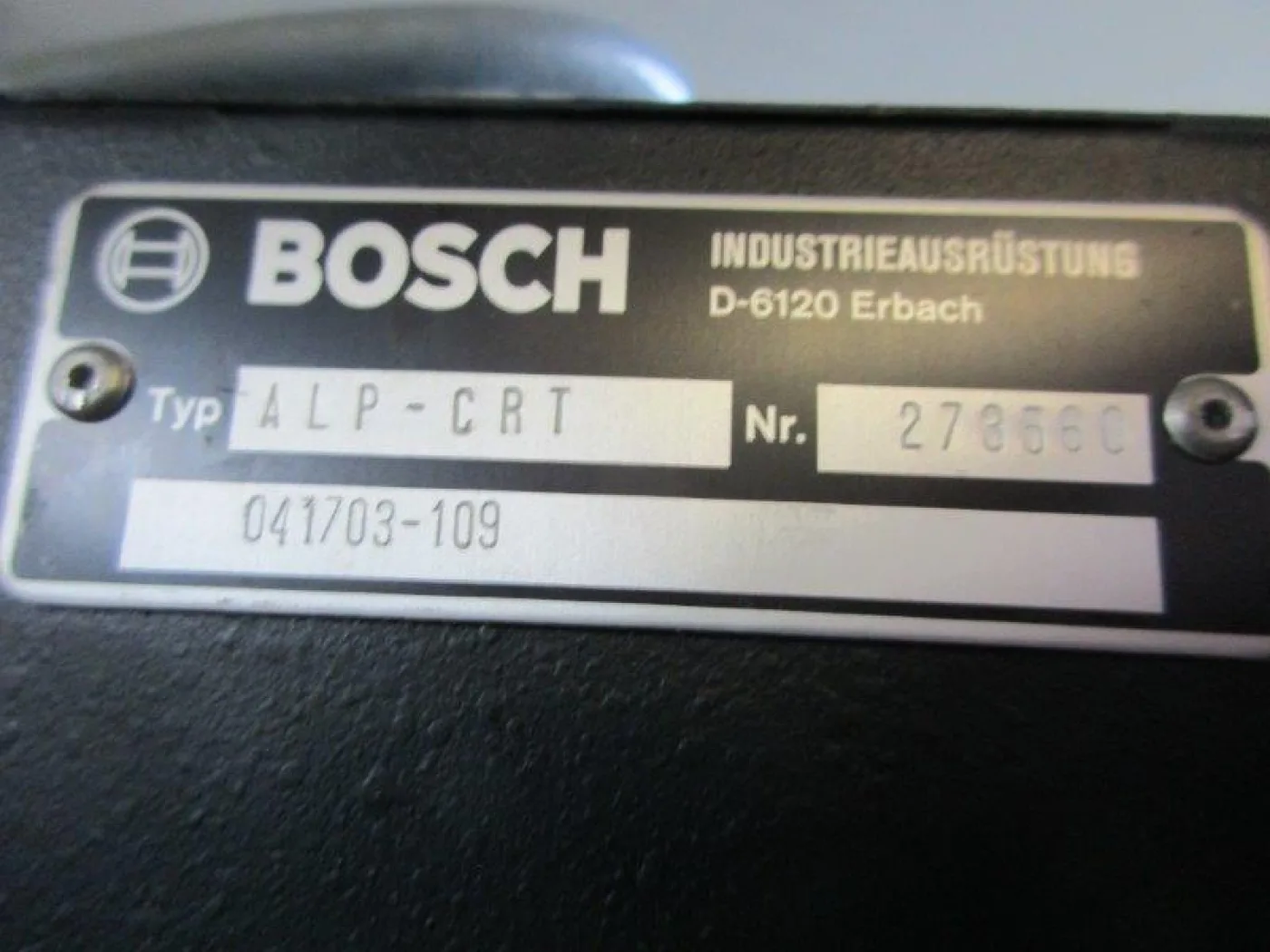 ALPHA 3 BOSCH 1983 - 6