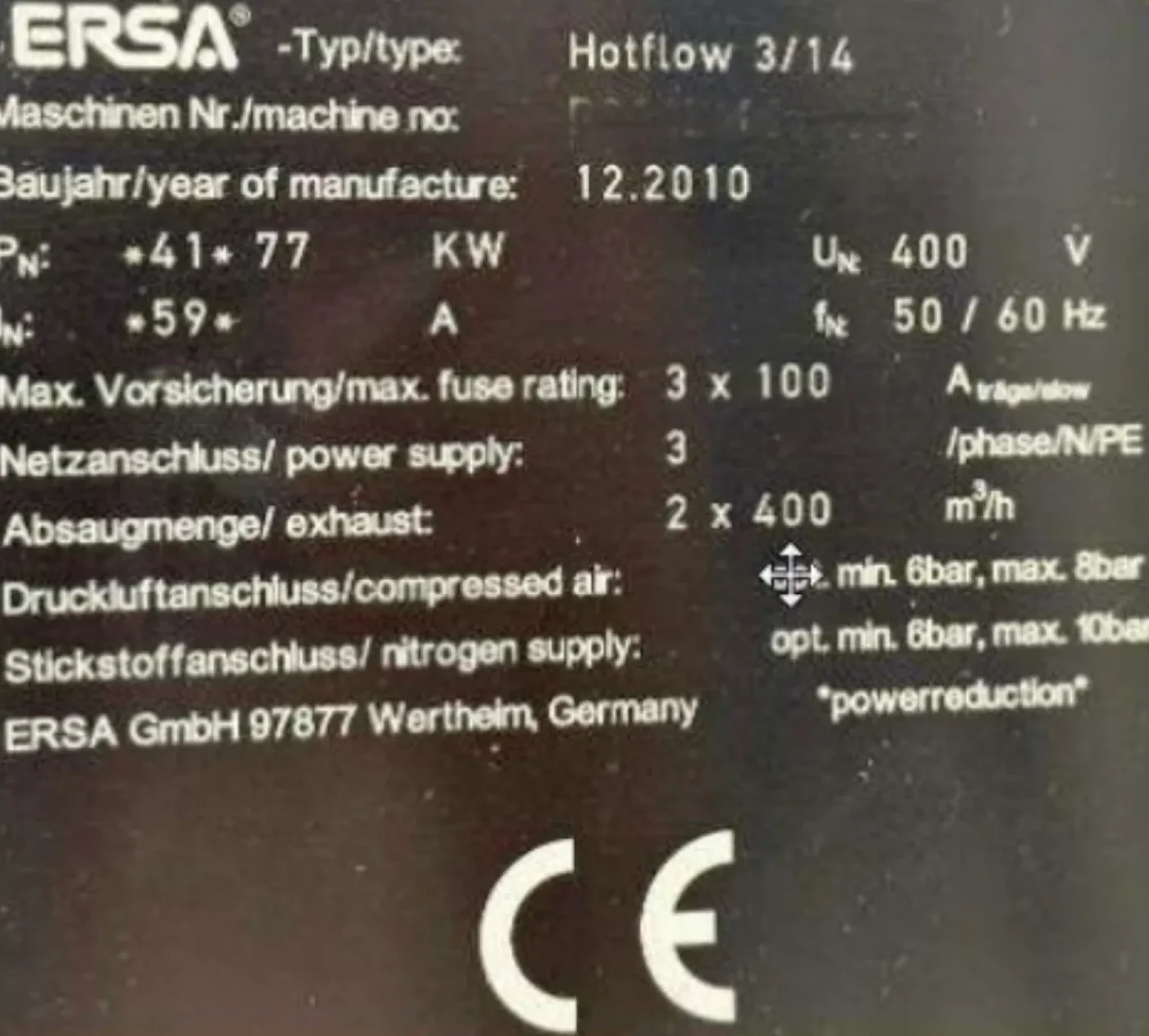 ERSA 3/14, reflow oven, vintage 2010, Europe - 2