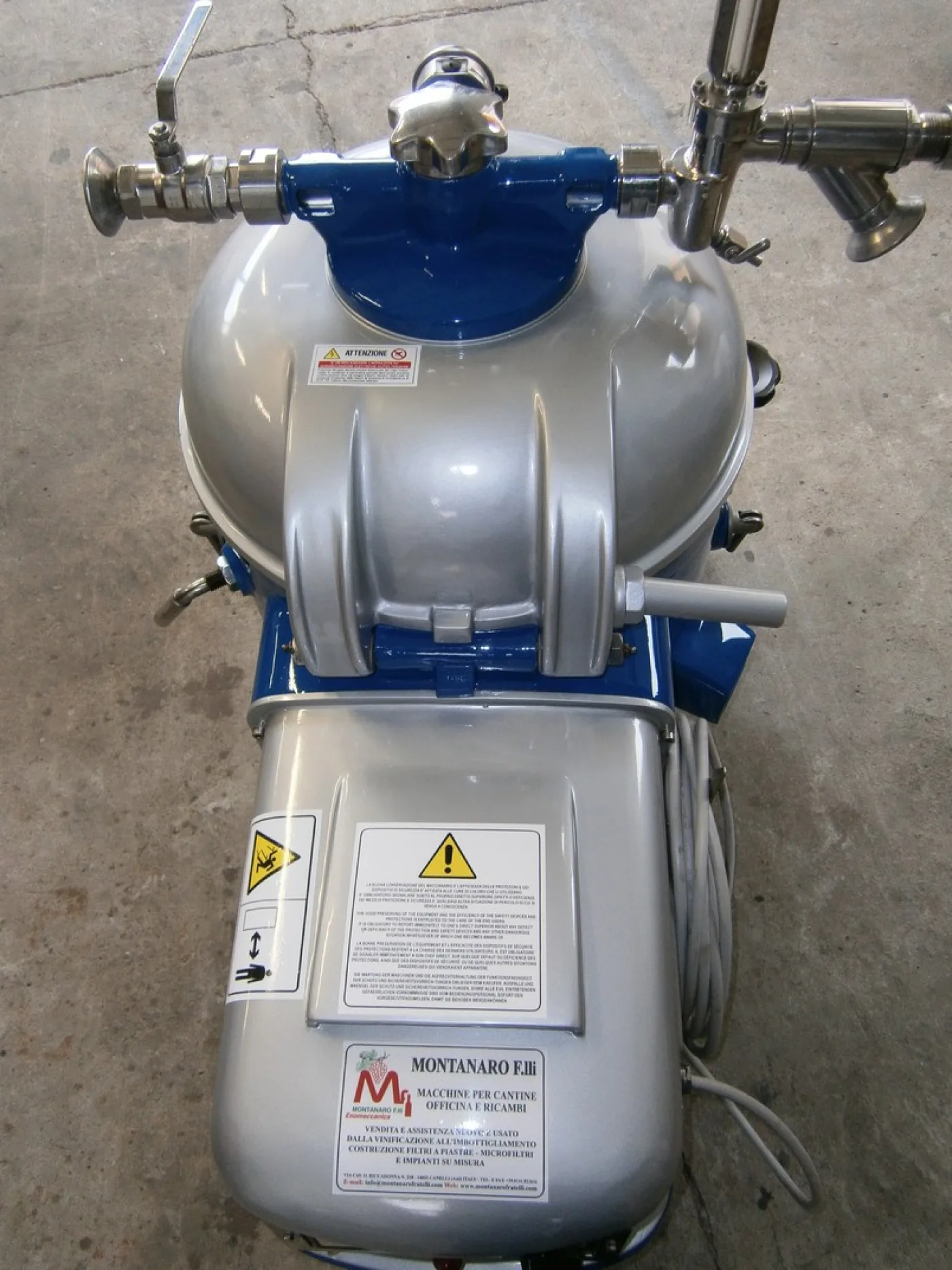 MANUAL CLEANING CLARIFIER CENTRIFUGE, MODEL “IMMA MICRO”, SECOND-HAND MACHINE - 5