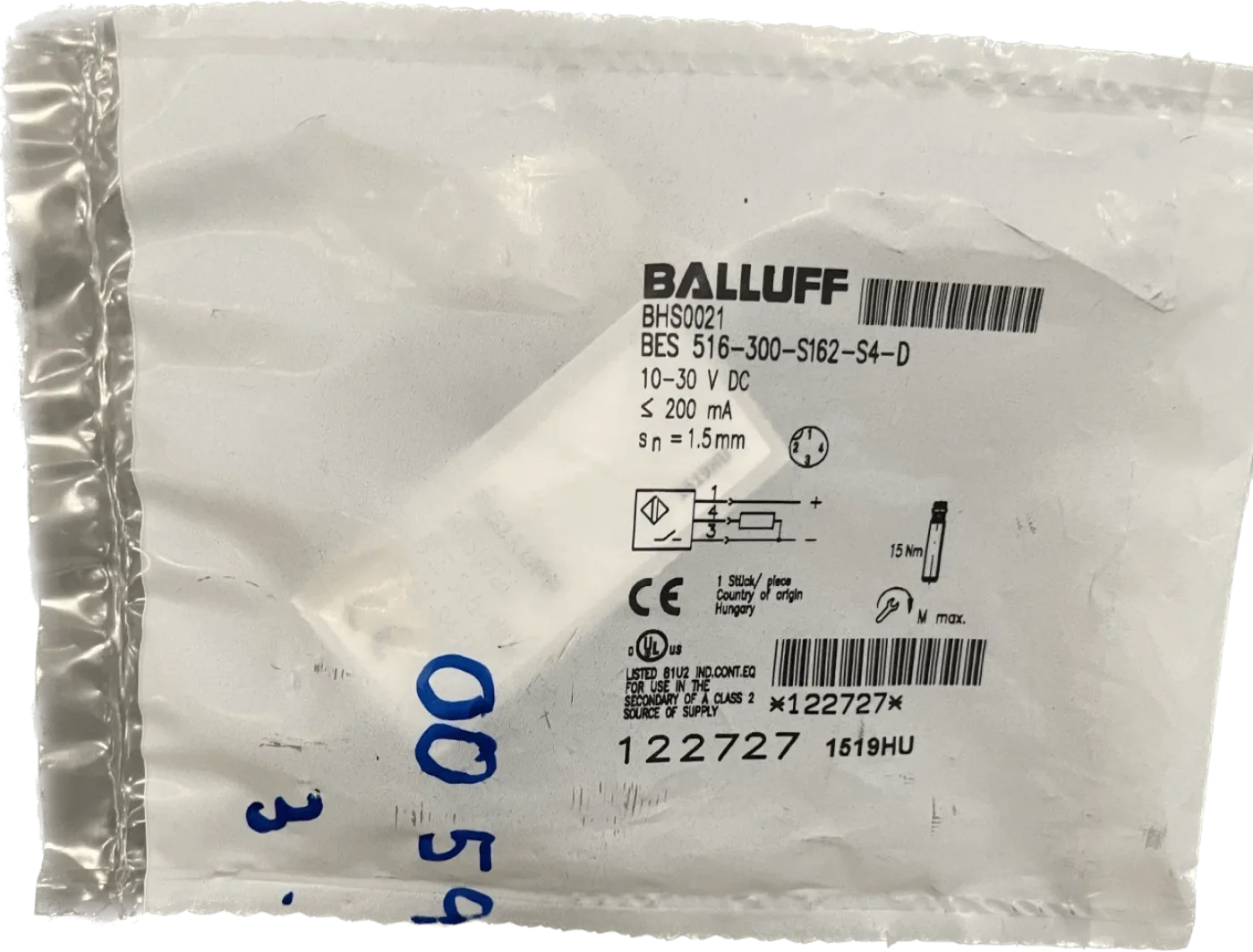 BALLUFF Hochdruckfeste induktive Sensoren BES 516-300-S162-S4-D - 2