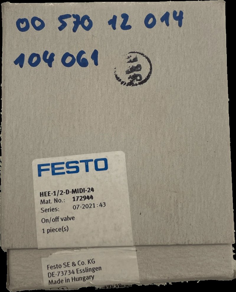 Festo Einschaltventil HEE-1/2-D-MIDI-24