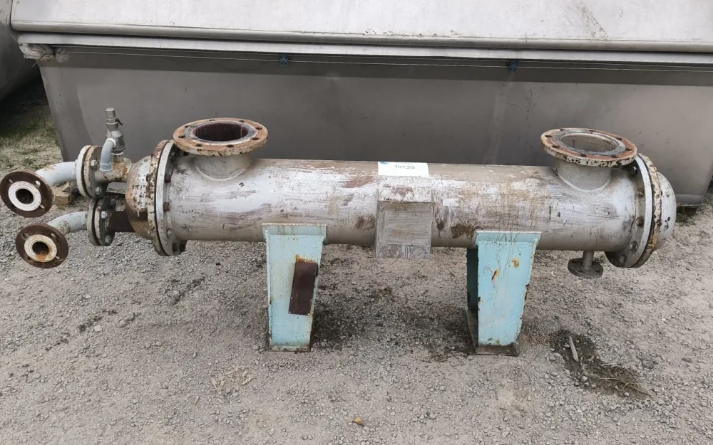 TUBULAR HEAT EXCHANGER STAINLESS STEEL 2.2 M² AGUILAR Y SALAS