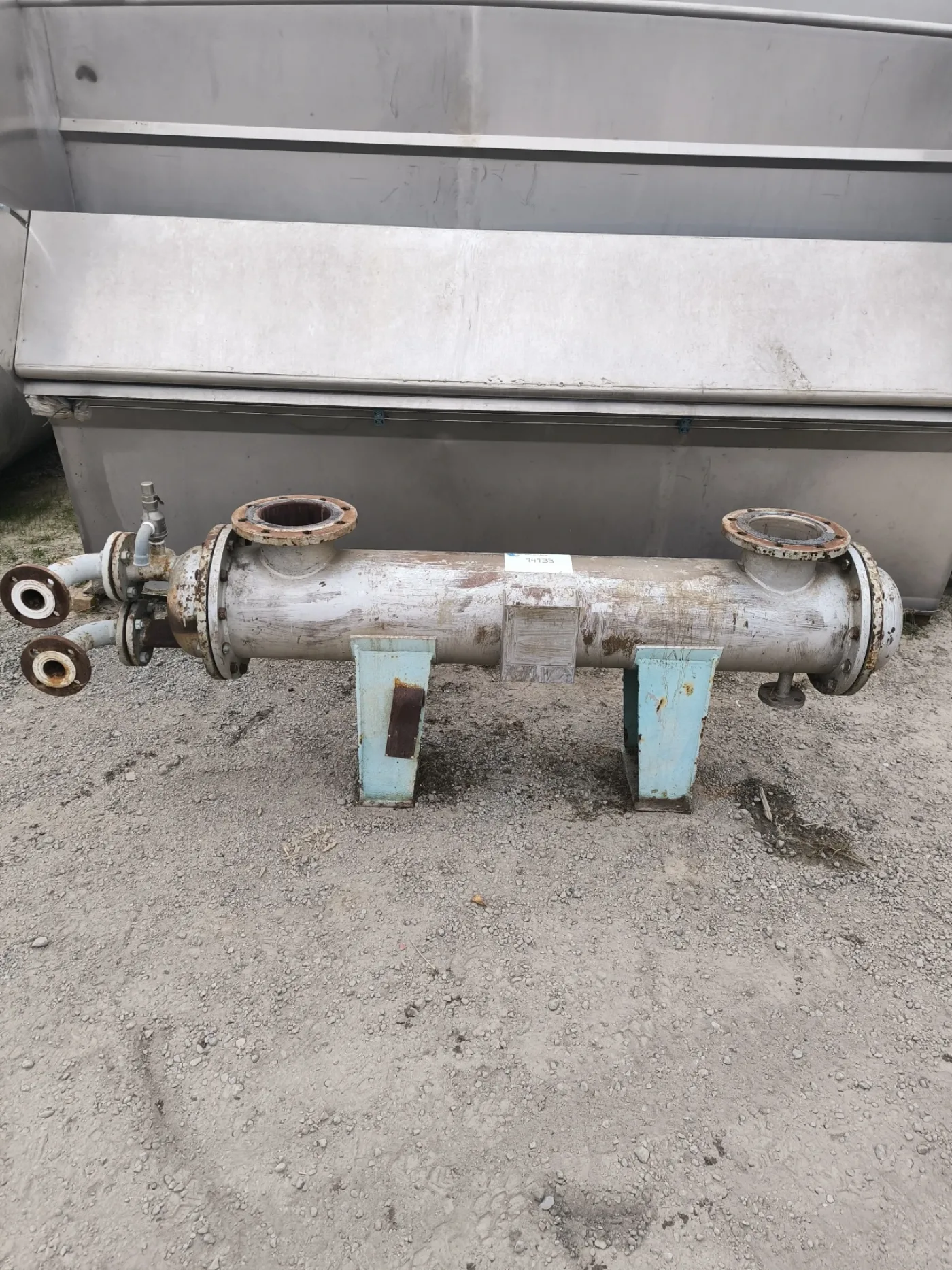 TUBULAR HEAT EXCHANGER STAINLESS STEEL 2.2 M² AGUILAR Y SALAS - 1