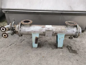 TUBULAR HEAT EXCHANGER STAINLESS STEEL 2.2 M² AGUILAR Y SALAS