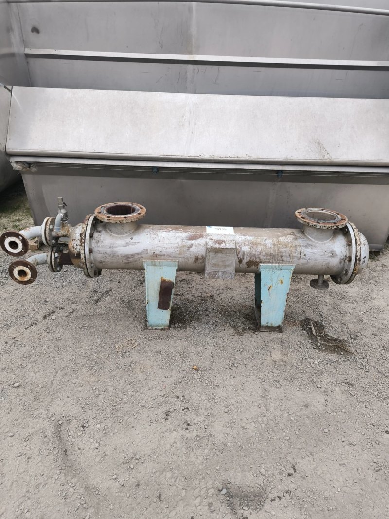 TUBULAR HEAT EXCHANGER STAINLESS STEEL 2.2 M² AGUILAR Y SALAS
