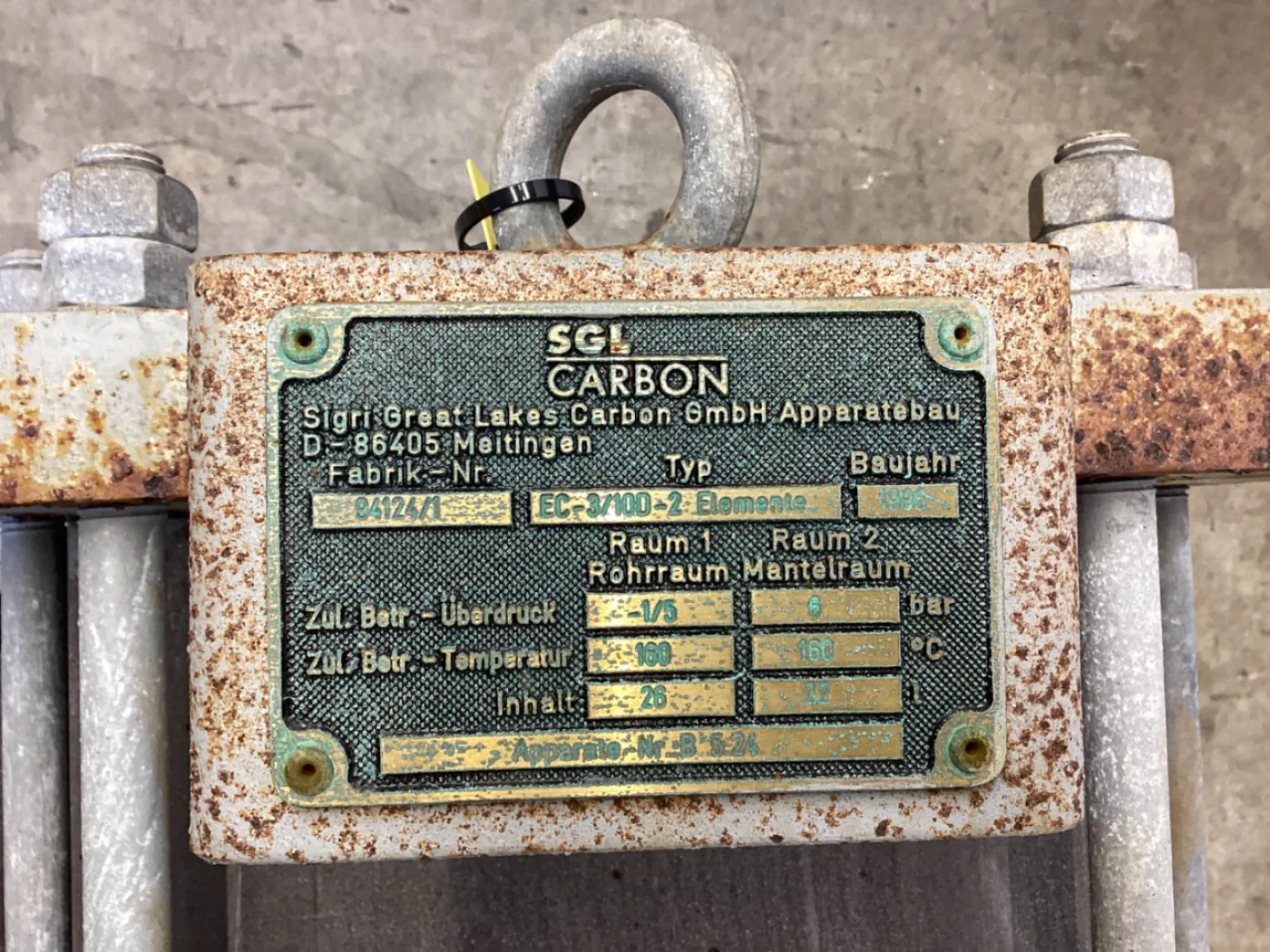 SGL Carbon EC-3/100-2 - Shell and tube heat exchanger - 2