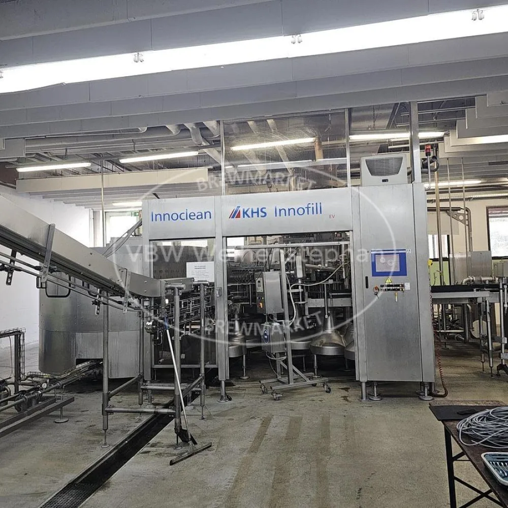 PET filling line for nonreturnable bottles