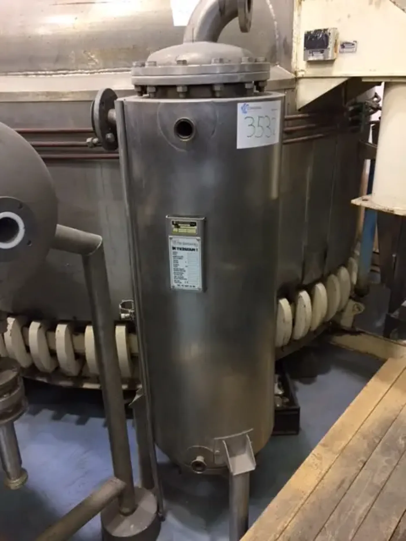 USED TELSTAR GVP 250 STAINLESS STEEL EXCHANGER 2.4 m2 - 2