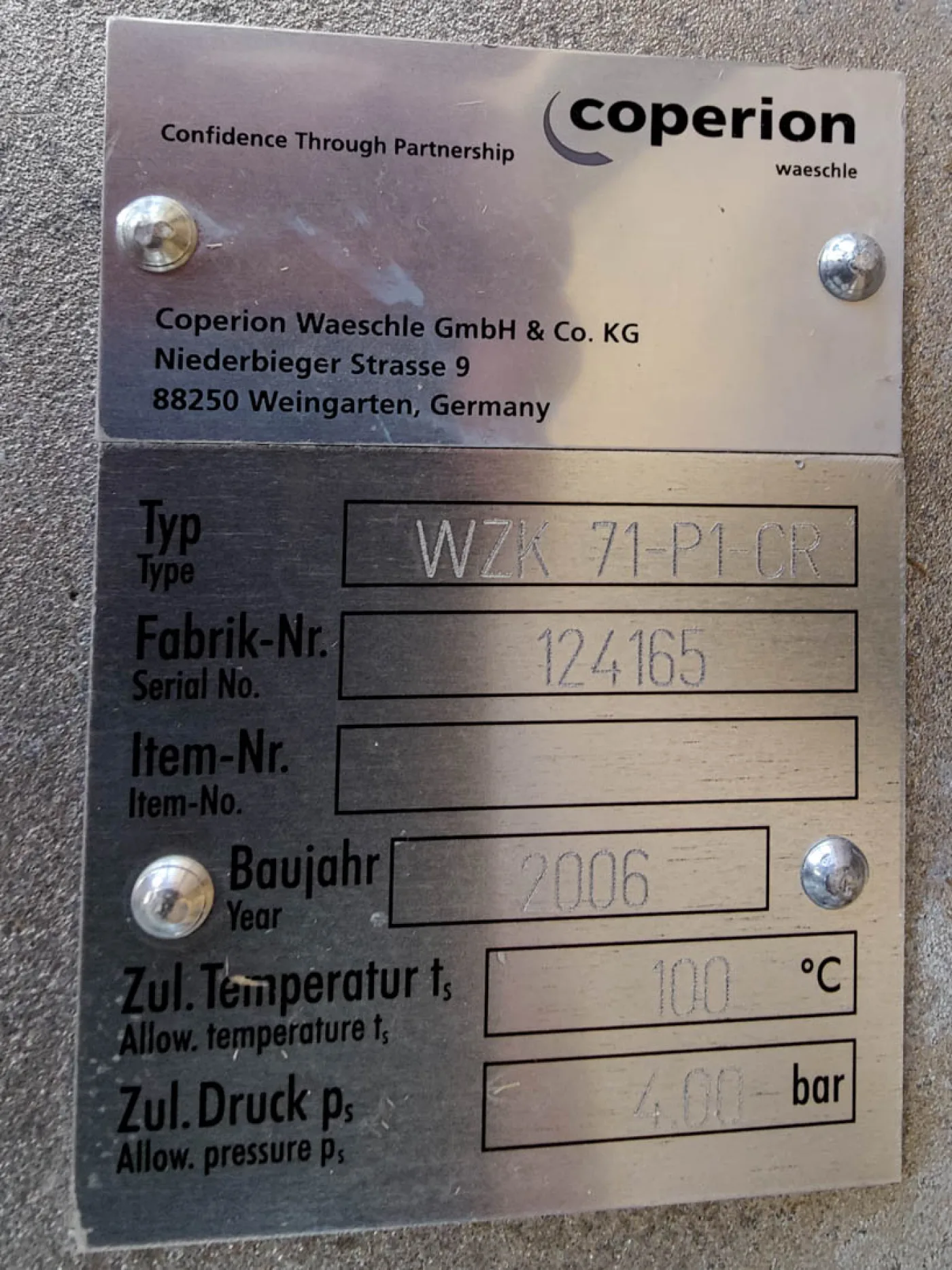 Coperion WZK 71-P1-CR - Diverter valve - 8