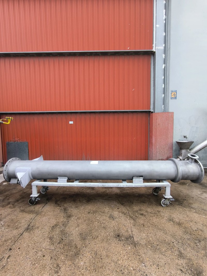 VERTICAL TUBULAR HEAT EXCHANGER TALLERES MAC STAINLESS STEEL 316L 48.5 m2