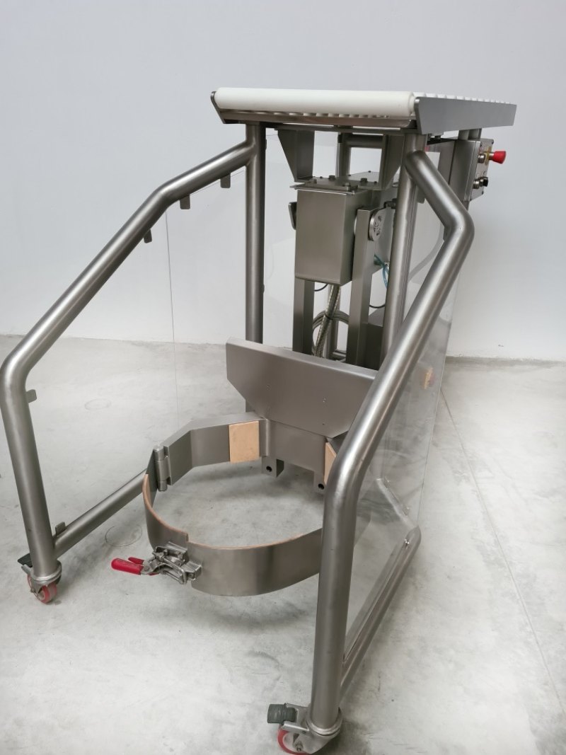 STAZIONE RIBALTAFUSTI CON VIBRAZIONE – VIMA IMPIANTI – MOD. DRUM TILTING STATION