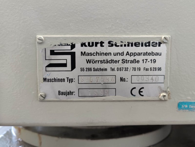 Kurt Schneider Sulzheim SHD-75 - Dissolver