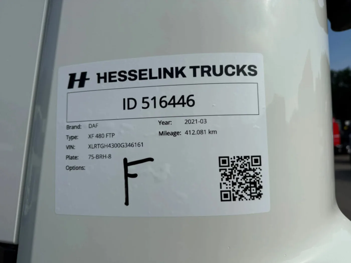 DAF XF 480 6X2 FTP Space Cab Midlift Stand-alone A/C Alcoa 412,081 km NL Truck - 7
