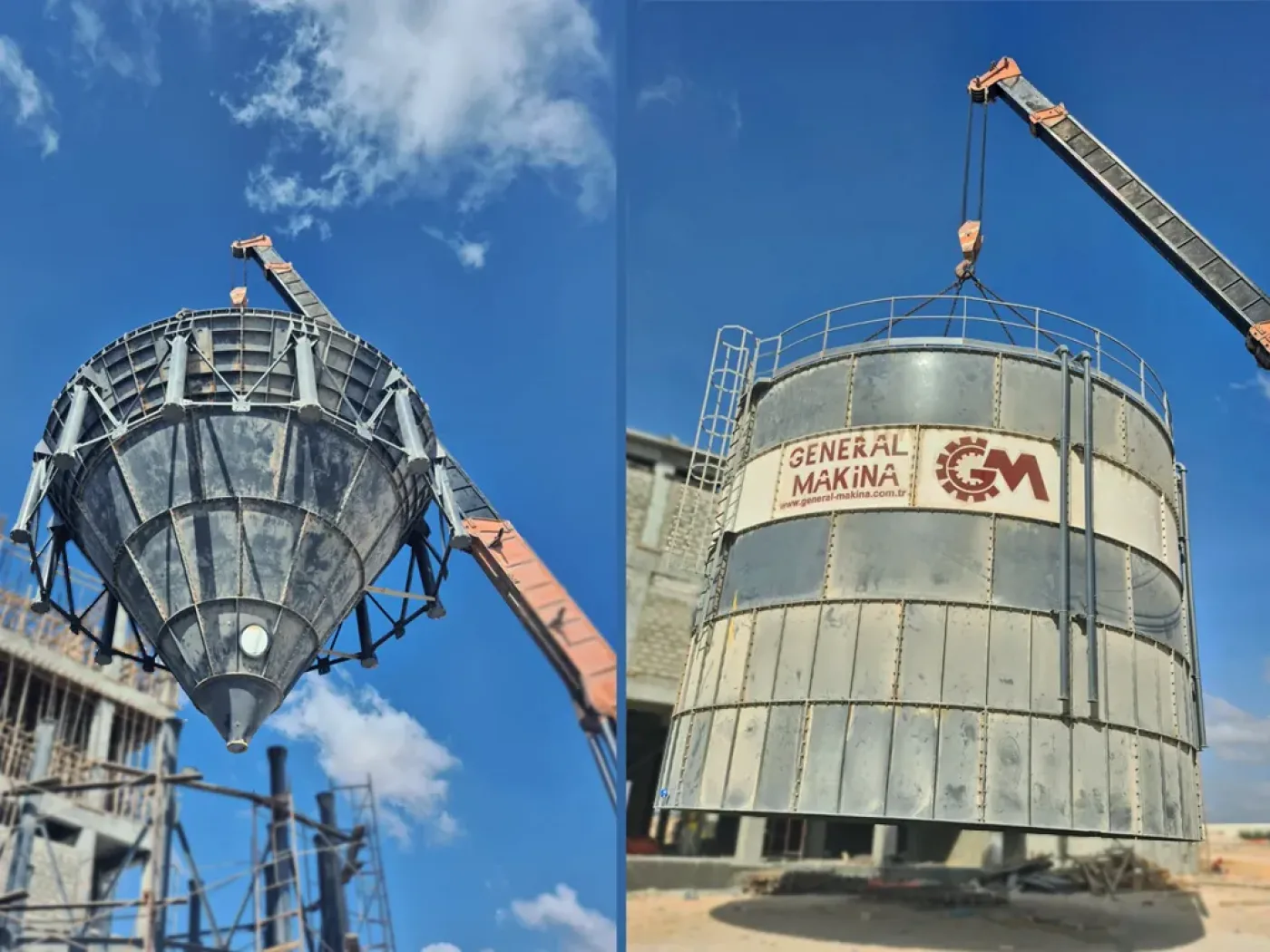 Cement Silo — Bolted & Welded, 30-2500 Ton - 10