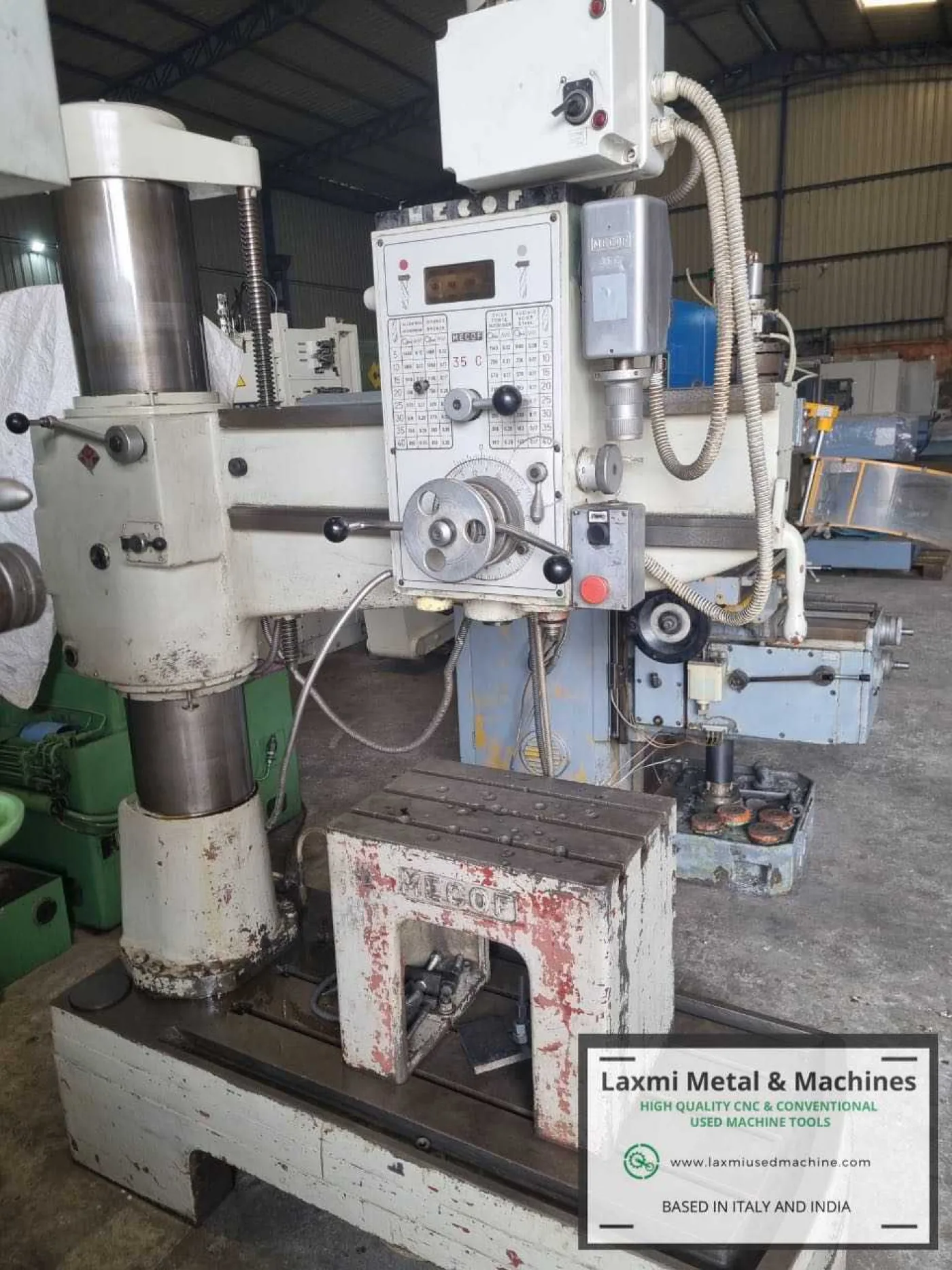 RADIAL DRILL, MECOF - 35C - Laxmi Metal & Machines, Rohtak - 1