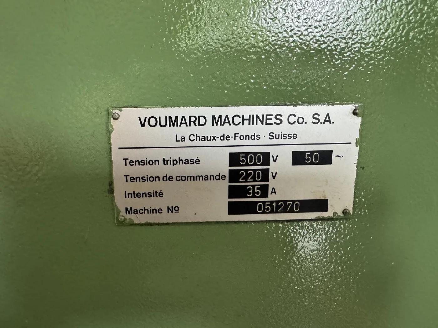 RECTIFIEUSE INTERIEURE VOUMARD TYPE 5S - 4