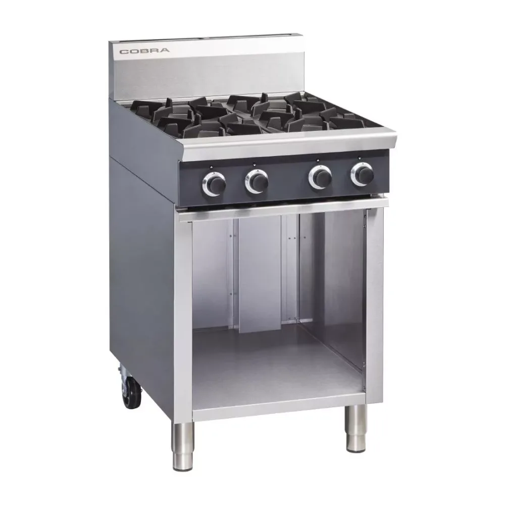 Blue Seal Cobra Natural Gas Range 4 Burner C6DN - islandcatering