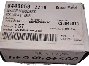 KraussMaffei Druckschalter 6449859