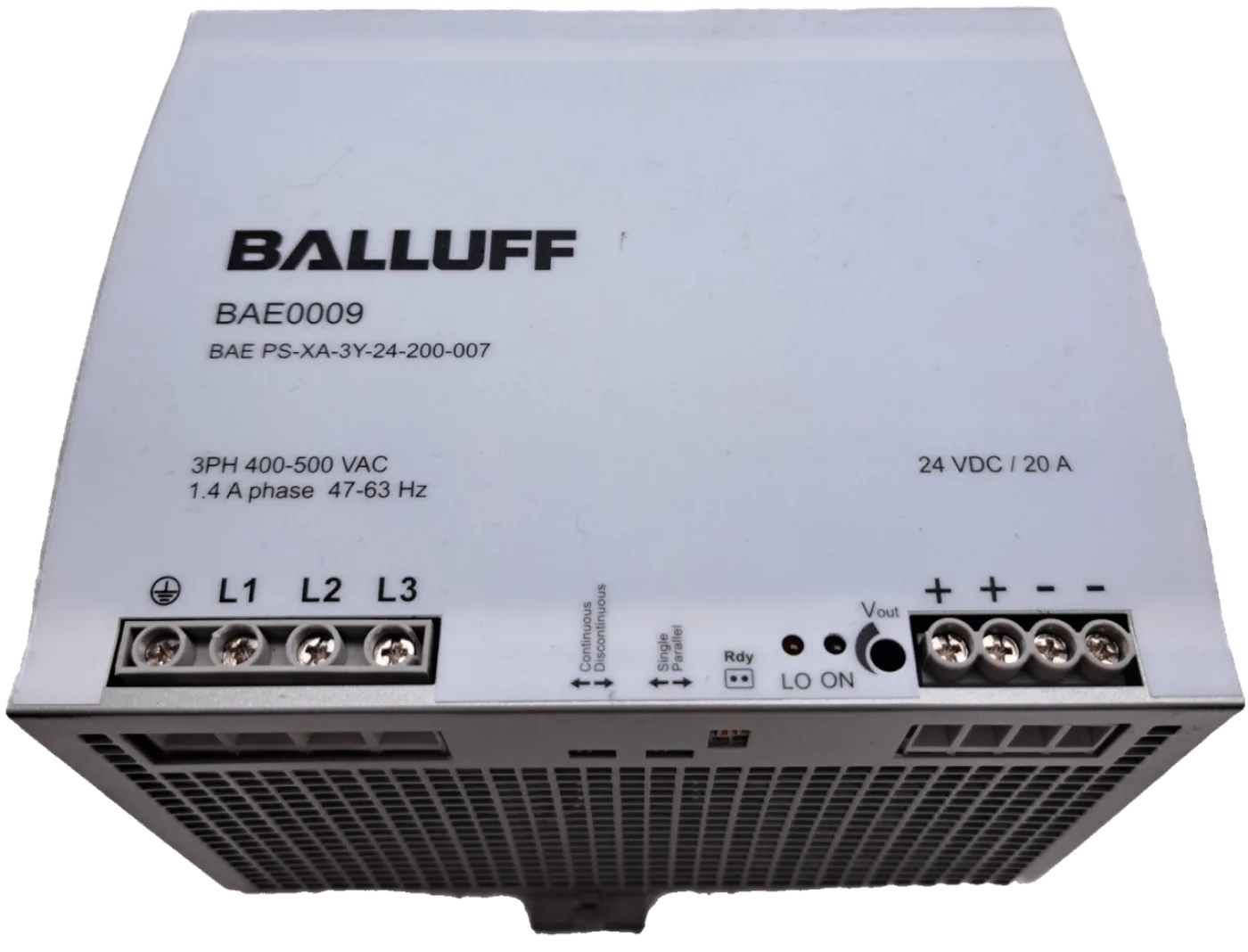 Balluff Netzgerät BAE PS-XA-3Y-24-200-007 / BAE0009 - 2