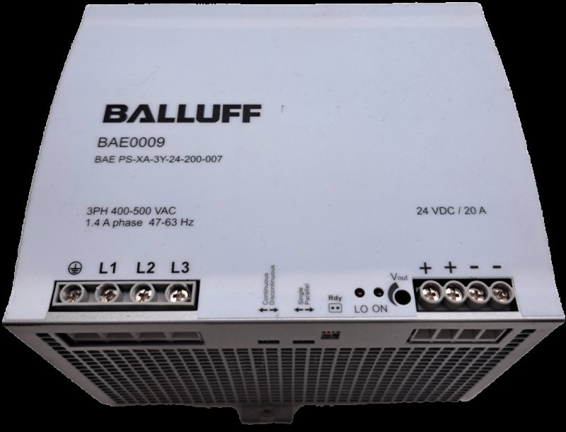 Balluff Netzgerät BAE PS-XA-3Y-24-200-007 / BAE0009