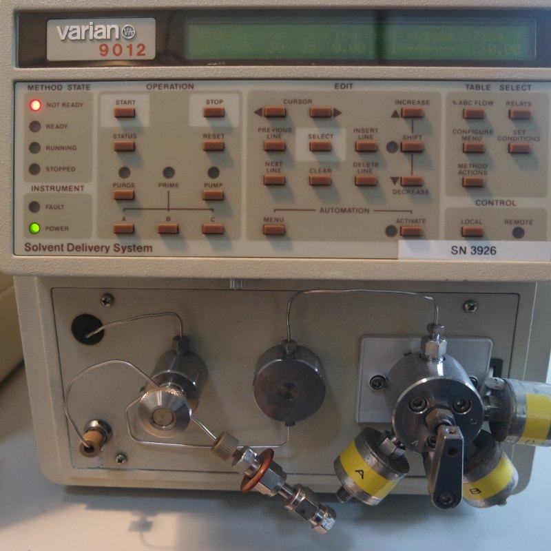 1090 – Spare parts Varian 9012 HPLC pump, solvent delivery system