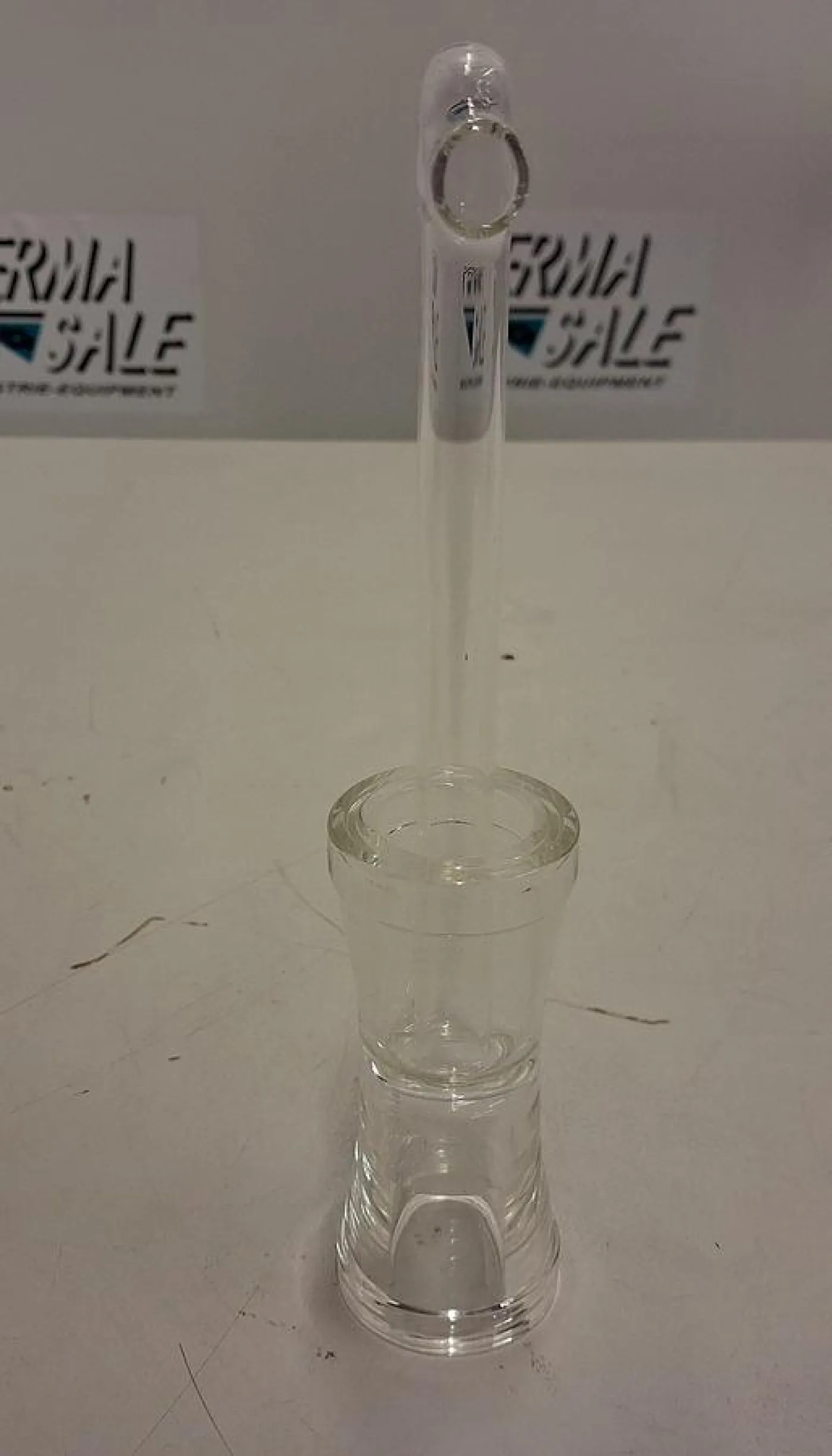 Normag Einleitrohr AIPC025/025/010-D aus Borosilikatglas ist ein abgewinkeltes Einleitrohr für Geräteeinsätze - 5