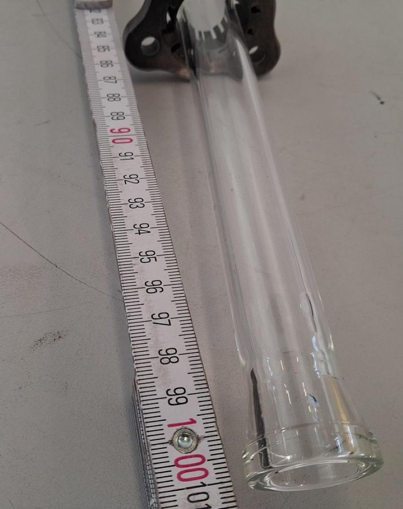 Normag-Glasrohr vom Typ PP015/1000-P DN15, 1000 mm