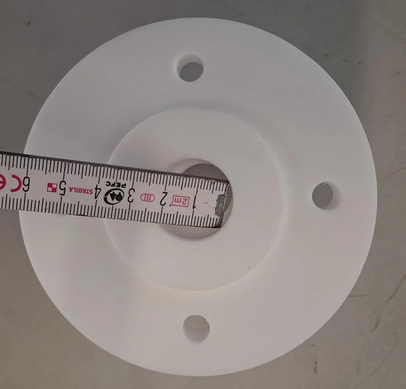 Normag PTFE-Flanschadapter Typ PA25TC25 für den Anschluss von DN 25 Rohrsystemen an Tri-Clamp 1” (25,4 mm) - 3