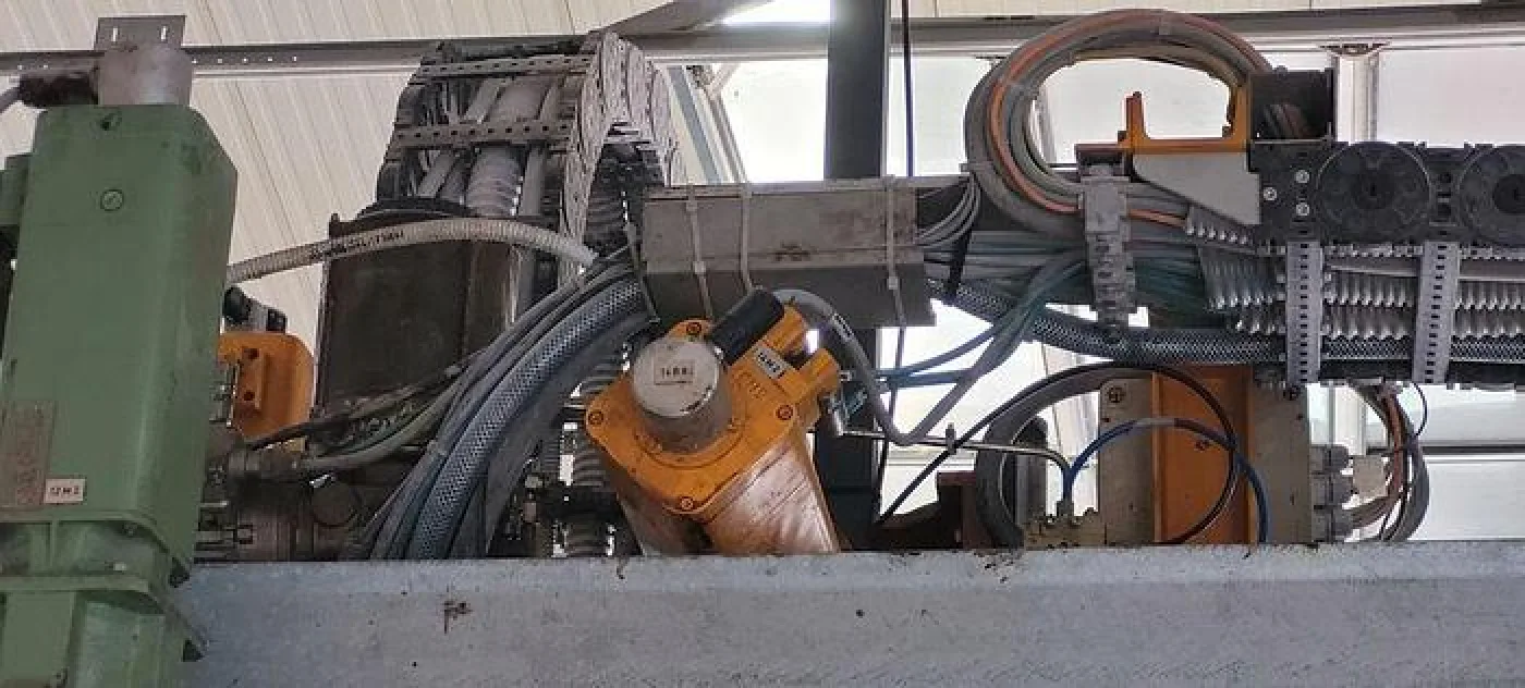 1994 Fickert & Winterling PFE 80 CNC 5 Achs Brückensäge 400 - 1200mm Ø- - 4