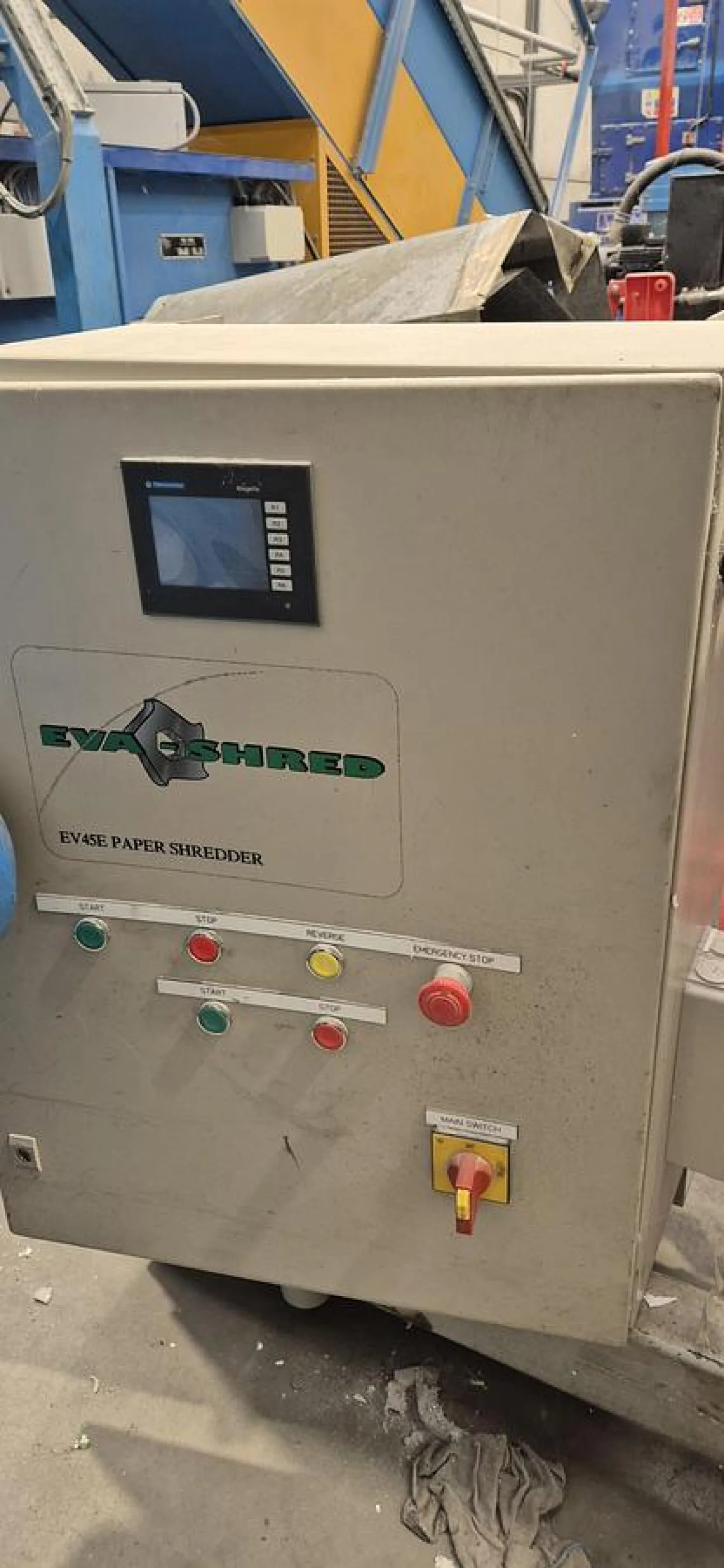 2010 Evashred EV 45E Twin-shaft Slow-speed Shredder - 7
