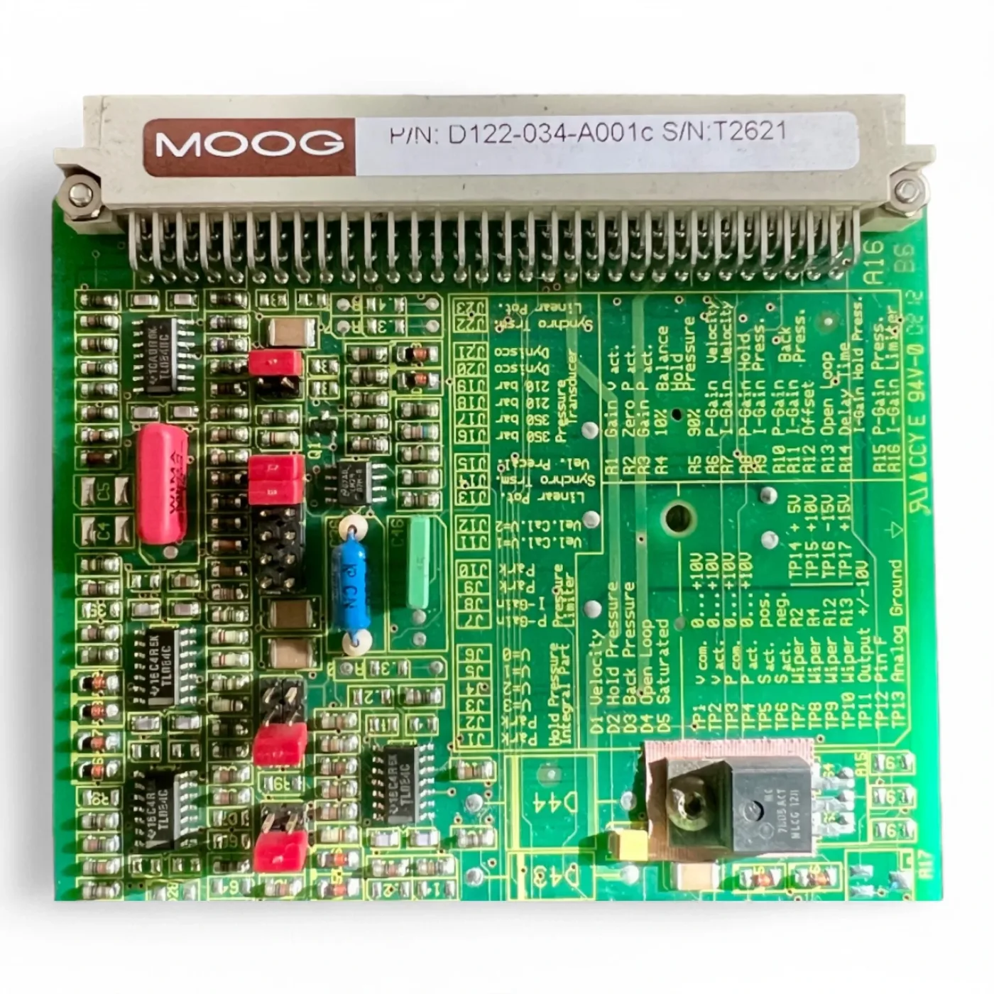 Moog D122-034-A001 c S/N T2621 Ventilsteuerkarte Battenfeld Servo Valve - 3