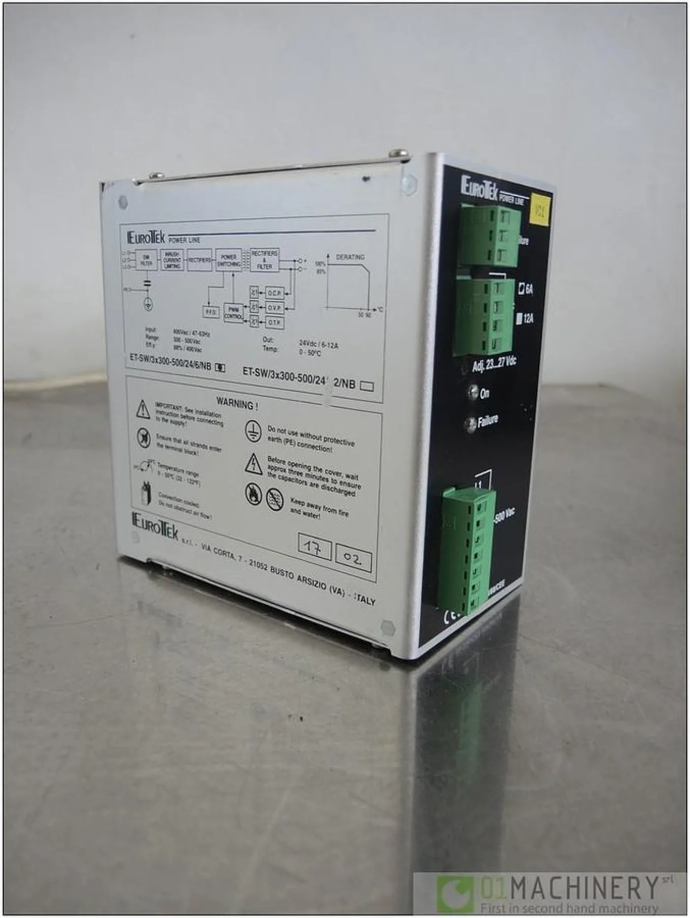 2002 EUROTEK ET-SW/3x300-500/24/ AI2932 - 2