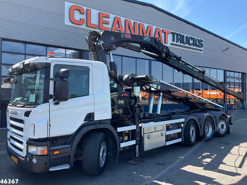 Scania P 360 Euro 5 8x2 Hiab 28 Tonmeter laadkraan