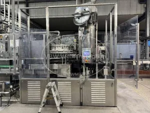 Glass bottle filler and capper