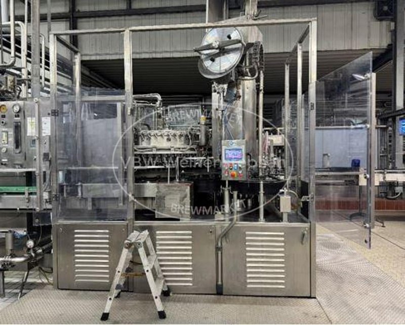 Glass bottle filler and capper