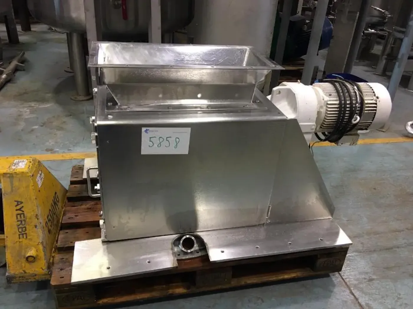 USED FREWITT STAINLESS STEEL CENTRIFUGAL GRANULATOR - 5