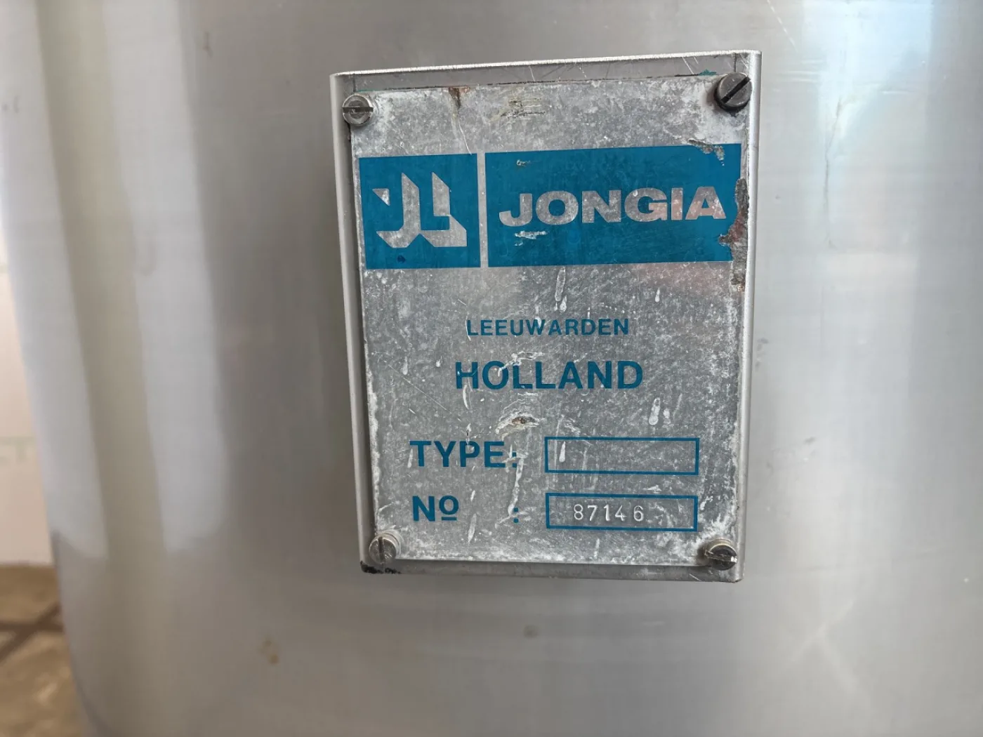 Jongia LPK-40 (650 l) - Stainless Steel Reactor - 8