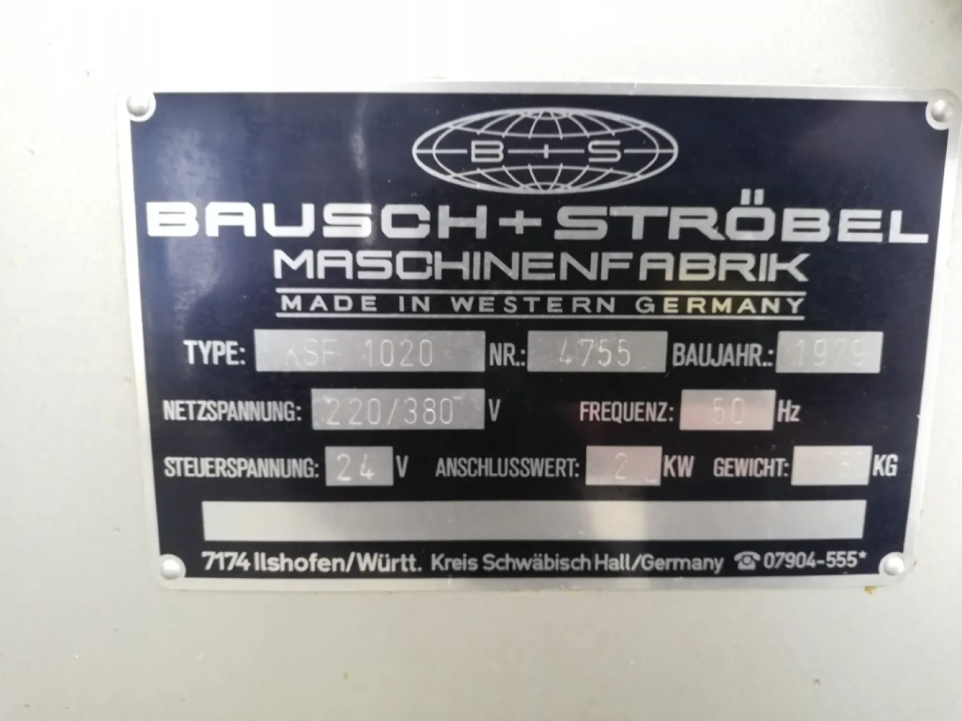 Bausch & Ströbel KSF-1020 - Capper - 6