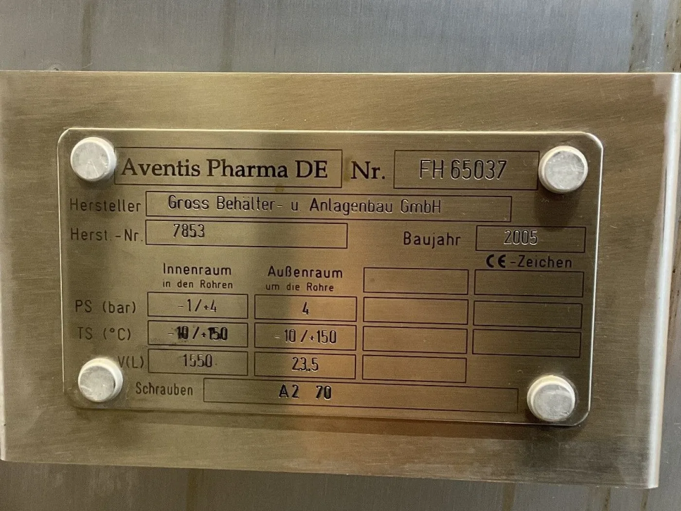 Gross Bioreactor 1550 L - Bioreactor - 3
