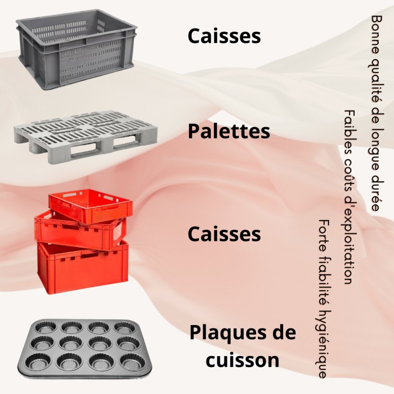 Tunnel de lavage des caisses et palettes