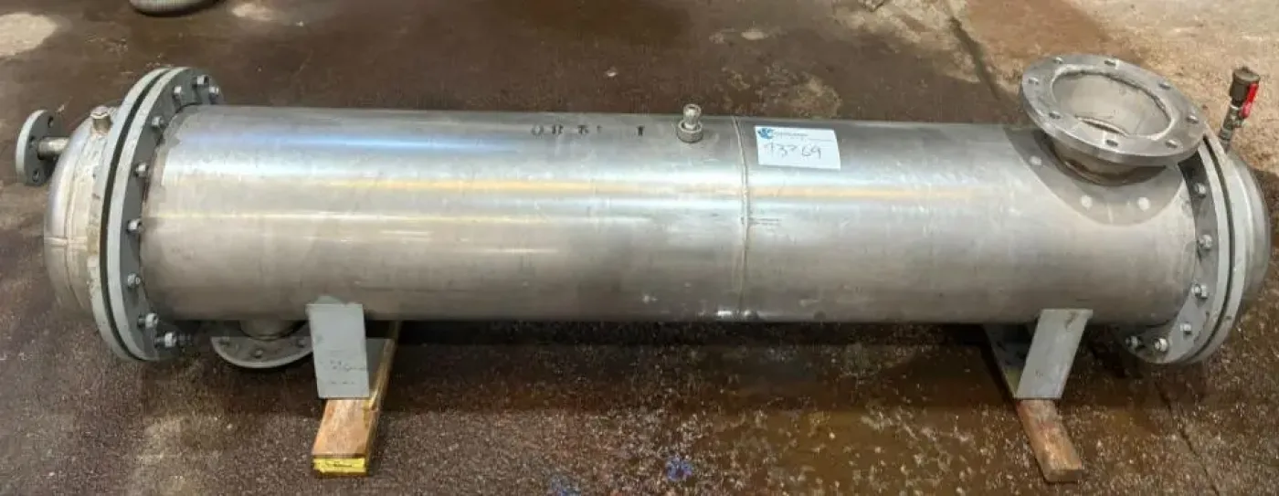 STAINLESS STEEL TUBULAR EXCHANGER 10 M2 - 7