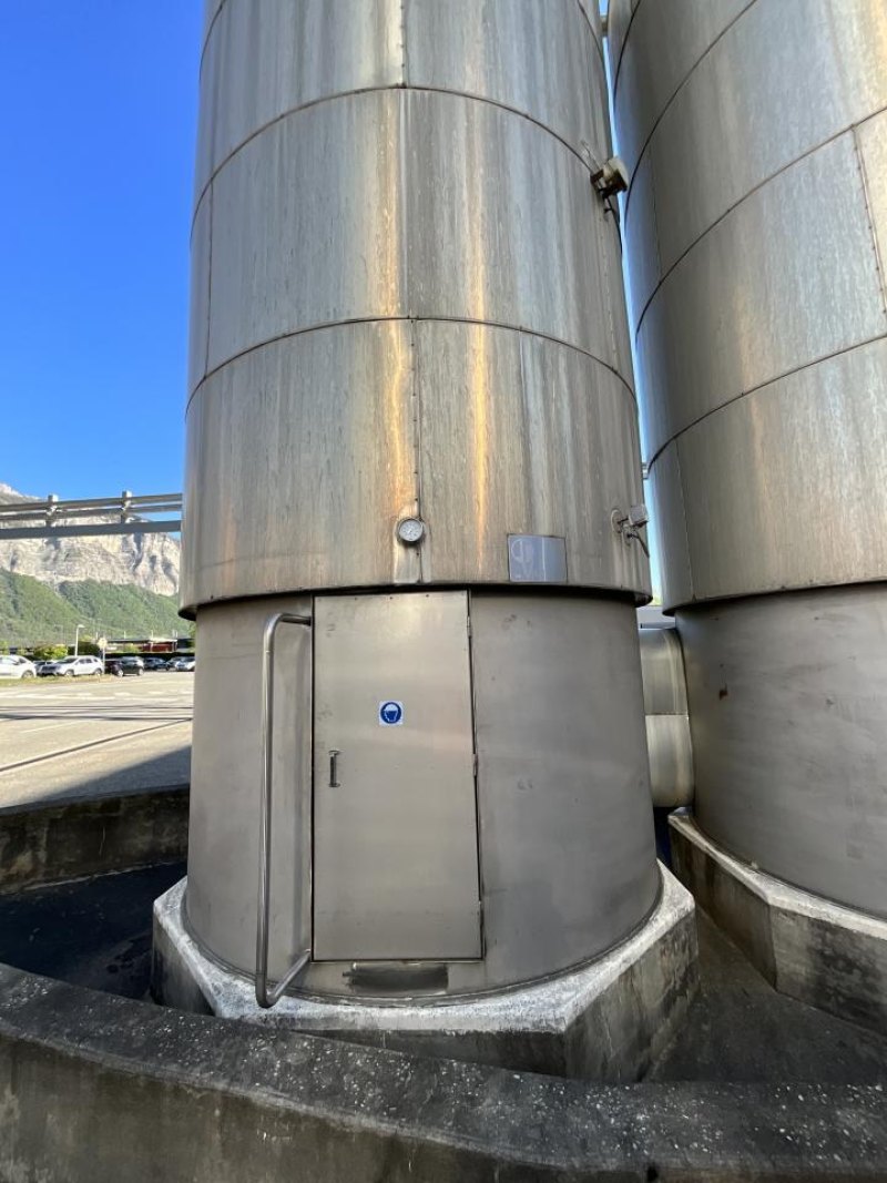 Chaudronnerie Tuyauterie Chaudronnerie Tuyauterie 37000 Litre Vertical Stainless Steel Storage Tank - T1